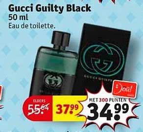 gucci guilty black aanbieding